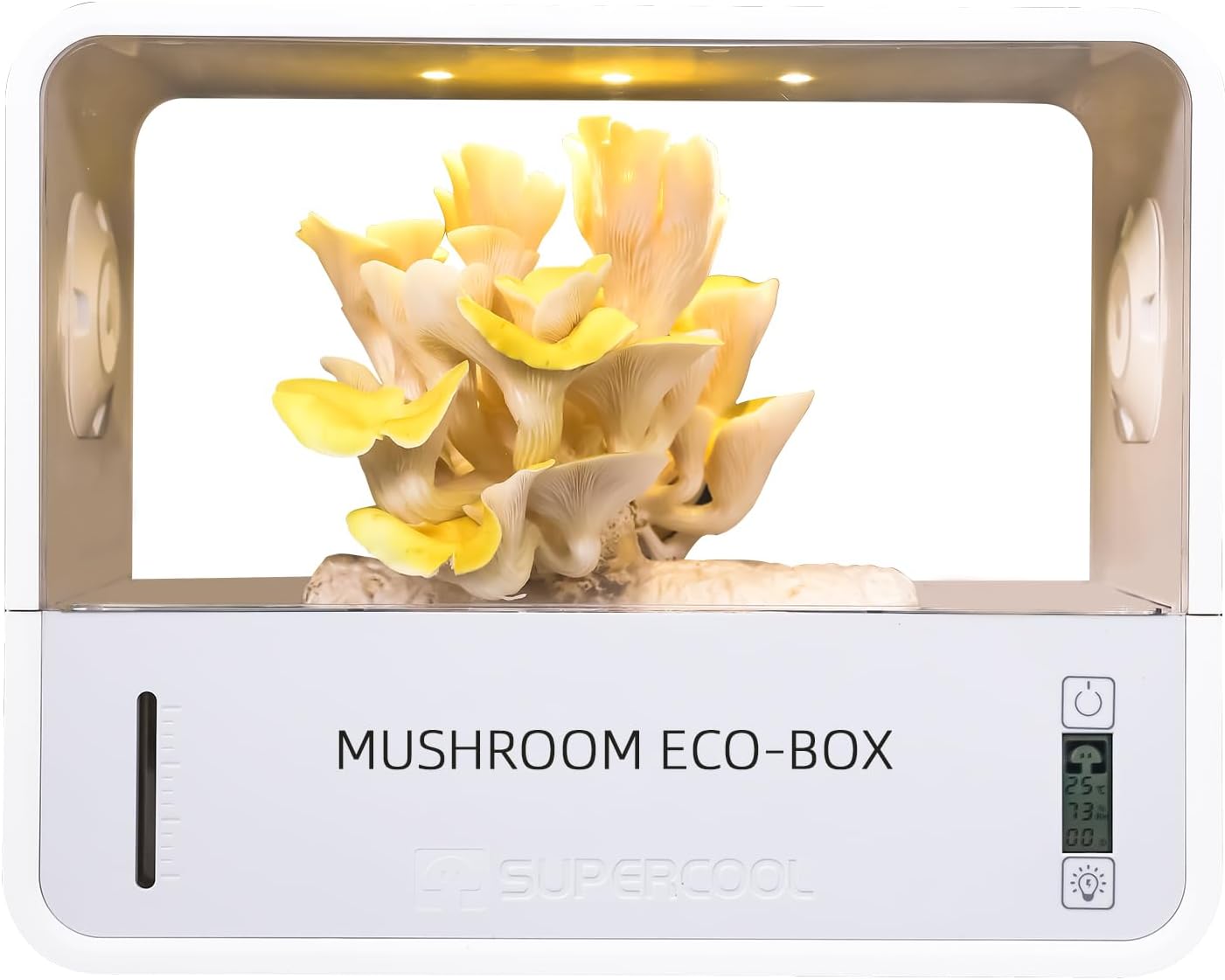 Smart Mushroom Growing Box,Mushroom Monotub Growing Kit with Grow Light,Indoor Still Air Box for Mushroom Growers